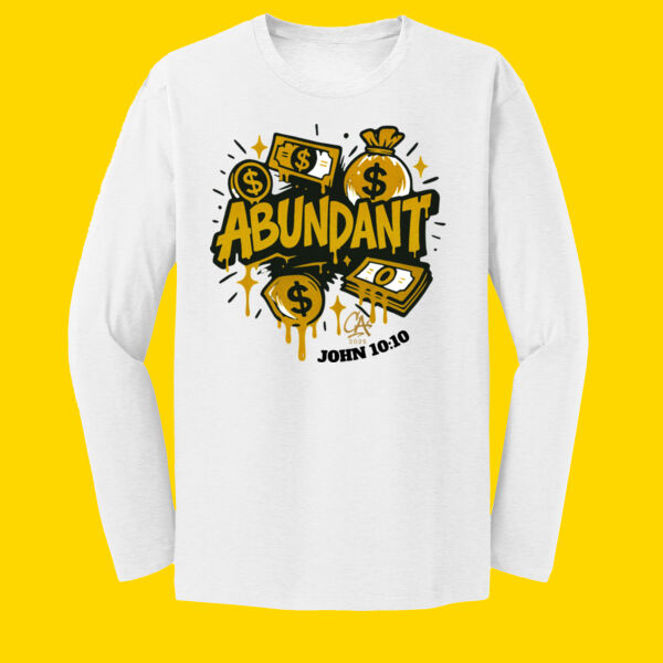 Abundant White/Gold LS Thumbnail