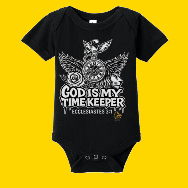 God Is My Time Keeper Onesy Thumbnail