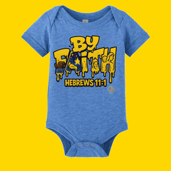 By Faith We Walk Onesie Thumbnail