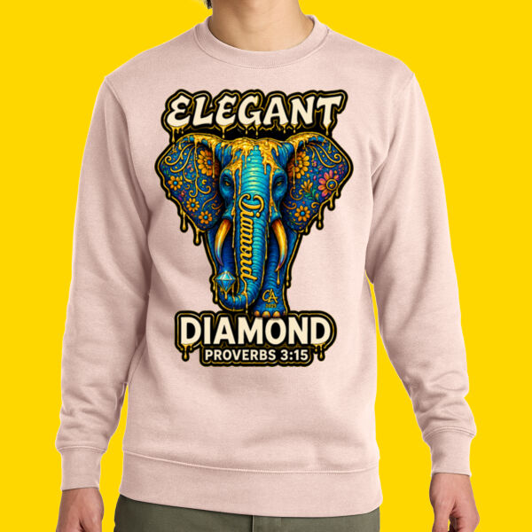 Elegant Diamond Sweatshirt Thumbnail