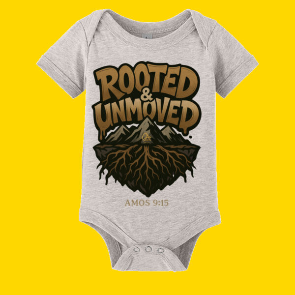 Rooted & Unmoved Onesie Thumbnail