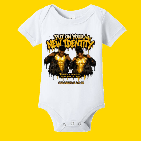 Put On Your New Identity Onesie Thumbnail